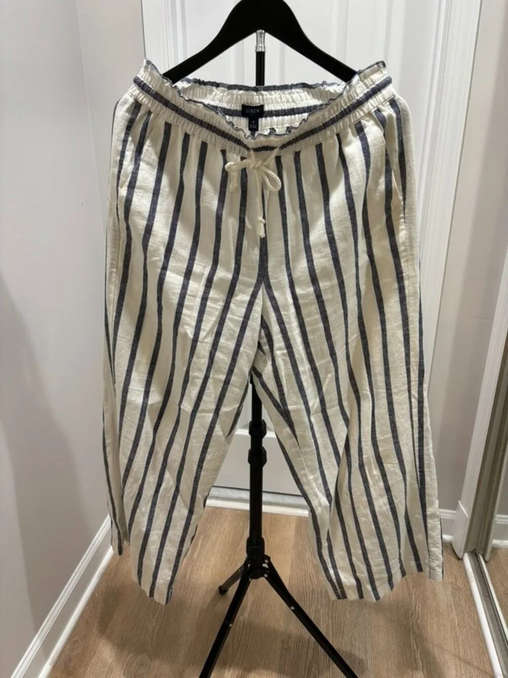 J Crew Linen Drawstring Pants